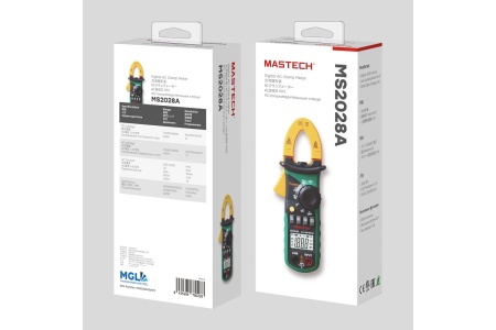 Токовые клещи Mastech MS2028A TRUE RMS 13-1316