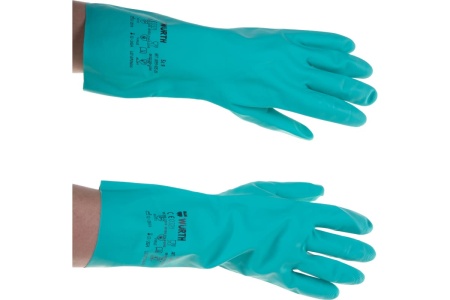 Перчатки Wurth CHEM NITRIL 330 мм, р.9 089943509 061 1