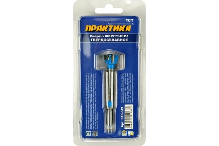 Сверло петельное Форстнера твердосплавное 15 мм ПРАКТИКА 918-603