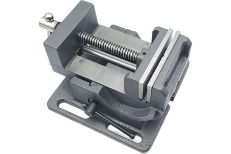 Станочные тиски TORNERI для сверлильных станков глобусные L губок 100 мм, серия QKD100 045787