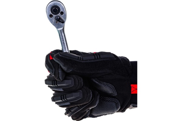 Трещотка WMC TOOLS реверсивная, с резиновой ручкой, 1/4''(L-155мм,24зуб.) 48822 80224