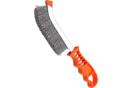 Ручная металлическая щетка HARDEN медное покрытие, 225 mm. 620140