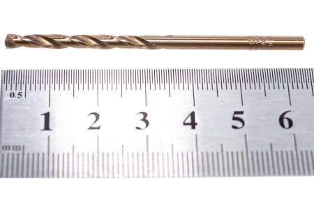 Сверло по металлу (2 шт; 3.2х65х36 мм; HSS Co-5%) MATRIX 71412