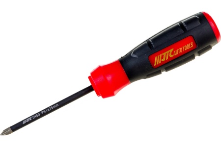 Профессиональная отвертка с противоскользящей рукояткой PH1х75 мм JTC 5450 Профессиональная отвертка с противоскользящей рукояткой PH1х75 мм JTC 5450
