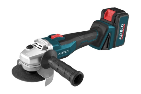 Бесщёточная аккумуляторная угловая шлифмашина ALTECO CAGB 18-125 Li BL 39274