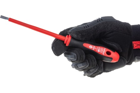 Двухкомпонентная отвертка для электромонтера VDE 5,5х125мм HAUPA 101918