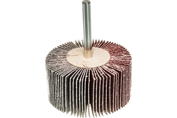 Круг шлифовальный лепестковый с оправкой на шпильке (60х30х6 мм; P80) MESSER 11-60-080