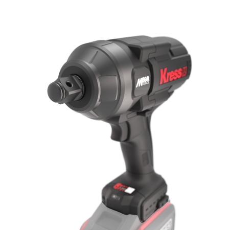 Гайковерт аккумуляторный бесщеточный KRESS KU35.91, 20В, 3/4", 1700 Нм, без АКБ и ЗУ, кейс Гайковерт аккумуляторный бесщеточный KRESS KU35.91, 20В, 3/4", 1700 Нм, без АКБ и ЗУ, кейс