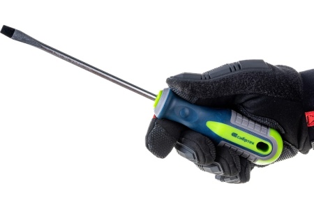 Отвертка SL8.0х150мм, CrV, 3-х компонентная рукоятка СИБРТЕХ 11821