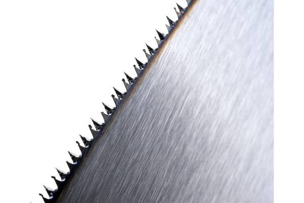 Ножовка по ламинату ЕРМАК 360мм, закаленный зуб, двухстор заточка,(чистый пропил,16 зубьев на дюйм) 663-039