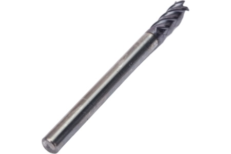 Фреза концевая твердосплавная по нержавеющей стали Серия 301 (4х11х50 мм; 4-х перая; AlTiN; 35гр; хв-к 4 мм) Partner 301040
