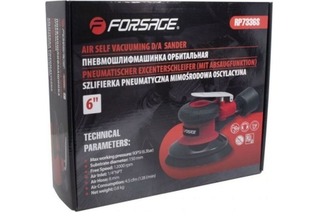 Пневмошлифовальная орбитальная машинка Forsage F-RP7336S 50343