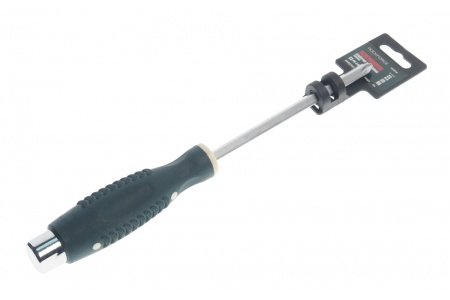Крестовая силовая магнитная отвертка ROCKFORCE Profi на пластиковом держателе RF-70230150