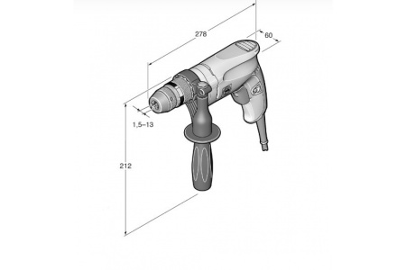 Ручная дрель Fein до 10 мм, комплект BOP 10 72055361000 Ручная дрель Fein до 10 мм, комплект BOP 10 72055361000