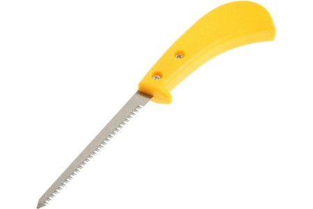 Ножовка по гипсокартону TUNDRA заточка 2D, пластиковая рукоятка, 120 мм 1818200