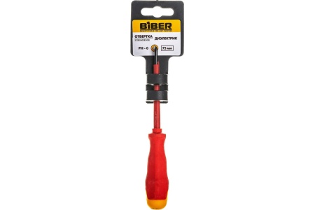 Отвертка PH 0х75мм Biber Диэлектрик 85595 тов-079417