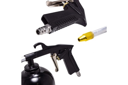 Пневмопистолет для мойки двигателя Forcekraft FK-2374 с бачком 51127 Пневмопистолет для мойки двигателя Forcekraft FK-2374 с бачком 51127