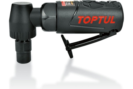 Зачистная пневматическая угловая машинка TOPTUL мини 1/4", 6 мм, 18000 об/мин KASD0818