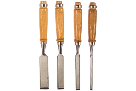 Набор стамесок по дереву, 4 предмета Zipower PM4267