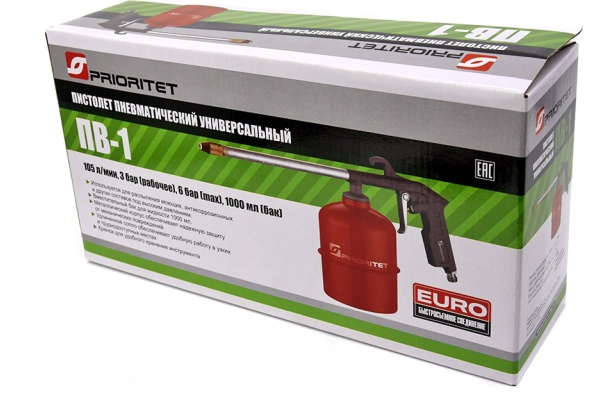 Пневматический универсальный пистолет PRIORITET ПВ-1 Пневматический универсальный пистолет PRIORITET ПВ-1