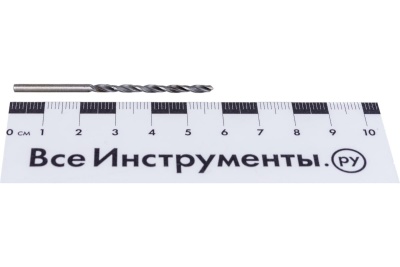 Сверло по металлу (2 шт; 2.5х57х30 мм; Р6М5) СИБРТЕХ 72204
