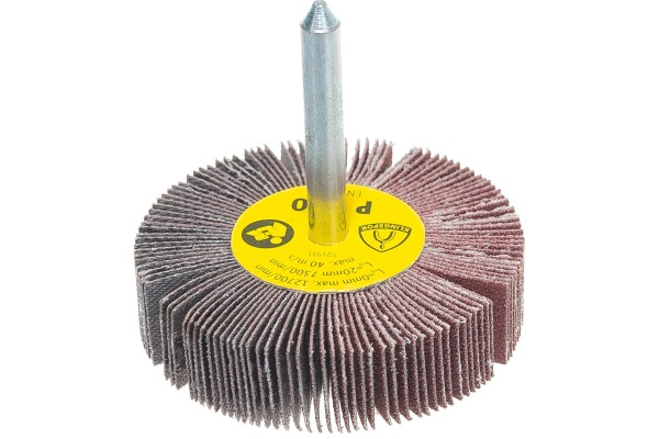 Круг шлифовальный лепестковый на шпильке (60х15 мм; 6 мм; Р120) KLINGSPOR 13018 Круг шлифовальный лепестковый на шпильке (60х15 мм; 6 мм; Р120) KLINGSPOR 13018