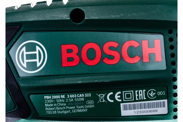 Перфоратор Bosch PBH 2000 RE 06033A9322