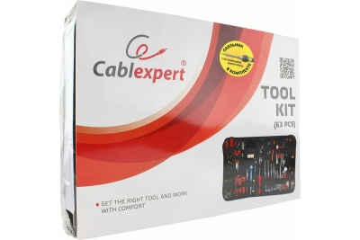Набор инструментов Cablexpert 63 предмета TK-ELEC