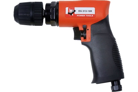 Пневматическая дрель EAGLE 10 мм, с реверсом, 1800 об/мин EG213-19R