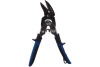 Ножницы по металлу, усиленные, 255 мм, прямой и правый рез, сталь СrMo, двухкомпонентные рукоятки GROSS PIRANHA 78351