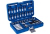 Набор торцевых головок с трещоткой КОБАЛЬТ 1/4" Cr-V 46 предметов 791196-46