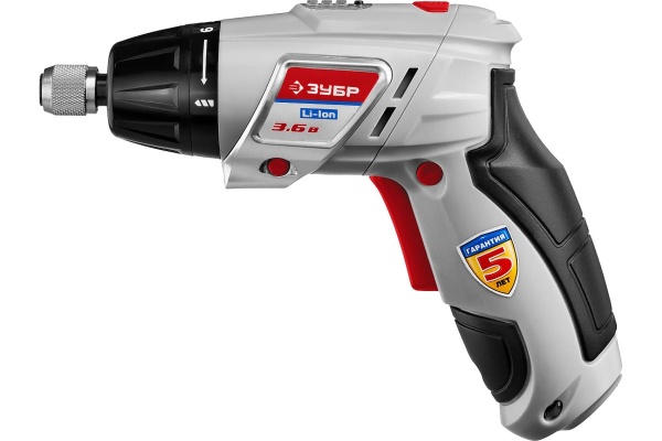 Аккумуляторная отвертка-трансформер ЗУБР ЗО-3.6-Ли КН43