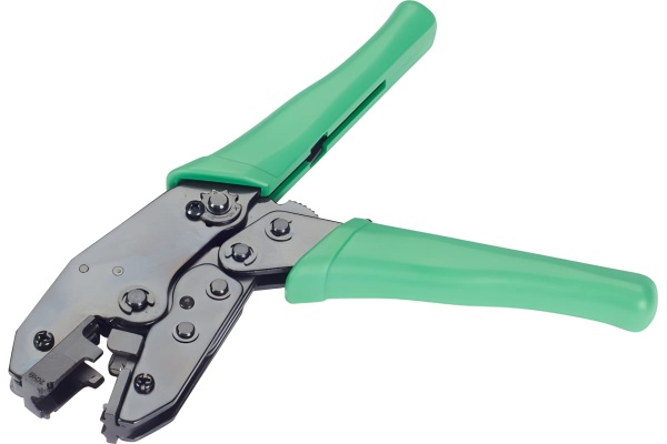 Обжимной инструмент для экранированных коннекторов Cabeus HT-236Q1 RJ-45 (8р8с), короткий корпус, с хвостовиком HS-236Q1