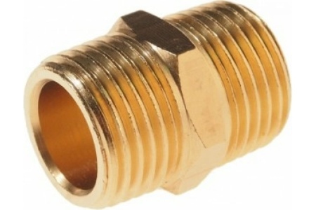 Соединитель резьбовой наружная резьба 1/2х1/2 ROCKFORCE RF-MM08/08