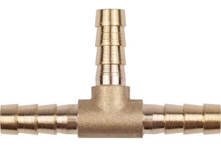 Тройник Т елочка 6 мм, латунь, в блистере AV Steel AV-700338B блистер