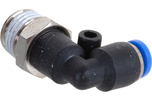 Фитинг угловой для пластиковых трубок (4 мм; 1/4М) ROCKFORCE RF-SPL04-02