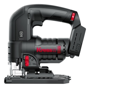 Лобзик аккумуляторный бесщеточный, KRESS KUE26.9, 20В без АКБ и ЗУ