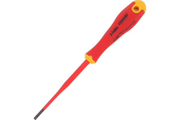 Диэлектрическая отвертка Felo SL 3,5х0,8, E-Slim Ergonic 41393890