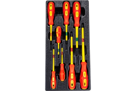 Ложемент отвертки для электрика 8шт Hans TT-41