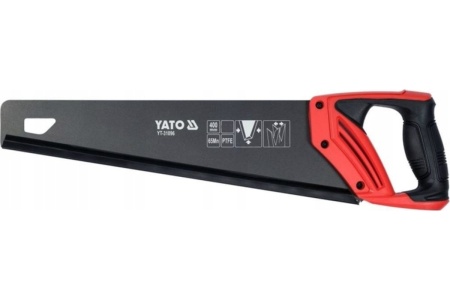 Пила по дереву YATO 400мм с трехсторонними зубьями (тефлоновое покрытие rtfe) YT-31096