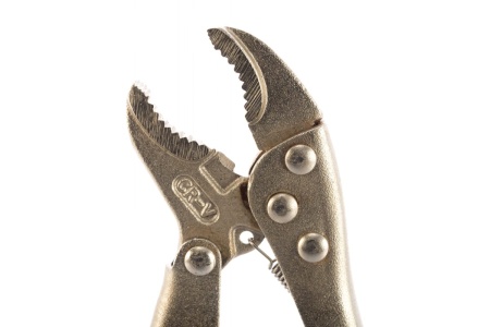 Ручной зажим с фиксатором и полукруглыми губками AIST 125 мм 71172105 00-00008141