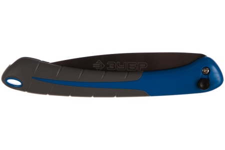 Походная, складная ножовка рез "на себя", с возможностью смены полотна, 3,5мм, 9 TPI, 180мм Зубр "ЭКСПЕРТ" 15168-18