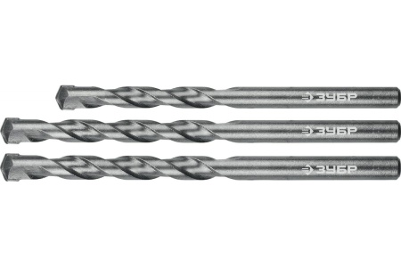 Набор сверл по бетону ЗУБР 3 шт, 6-8-10 мм 2922-H3_z01