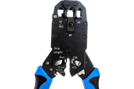 Профессиональный обжимной инструмент Hyperline HT-2008A 3479