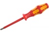 Отвёртка диэлектрическая Wera, VDE, PZ 2х100 мм, WE-006164