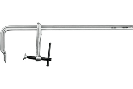 Цельнокованая струбцина ЗУБР КС-500/120 тип F, 500/120 мм 32157-120-500