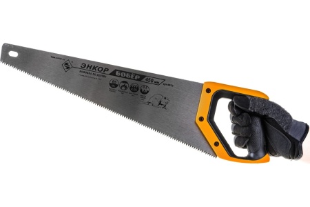 Ножовка с закаленным зубом Энкор Бобер 9852