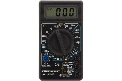 Цифровой мультиметр PROCONNECT M832 DT832 13-3012