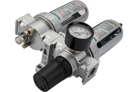 Блок подготовки воздуха регулятор-фильтр-лубрикатор G804 1/2" Gross 57451 Блок подготовки воздуха регулятор-фильтр-лубрикатор G804 1/2" Gross 57451