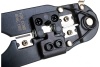 Кримпер ТУНДРА для обжима компьютерных клемм RJ-45 8P, горизонтальный обжим 4476070